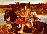 John Everett Millais Canvas Paintings - A Dream of the Past - Sir Isumbras at the Ford